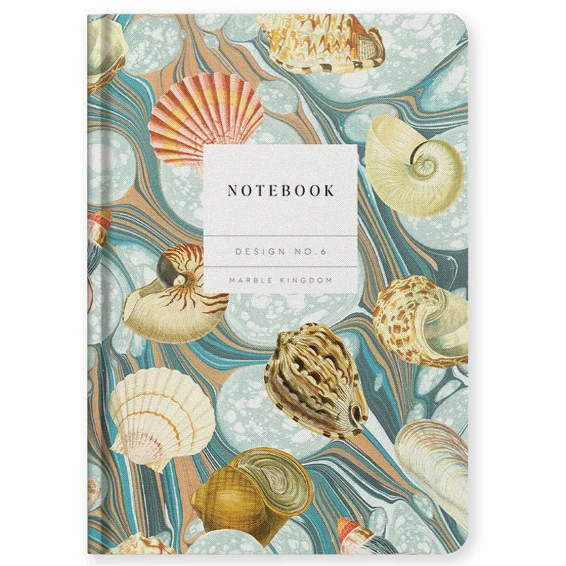 Notes A5 MARBLE SHELLS HARDBACK 