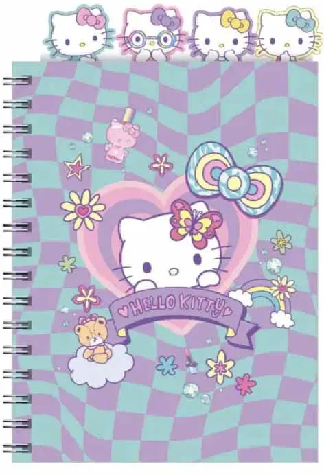 Notes sa spiralom  HELLO KITTY A5 lila 