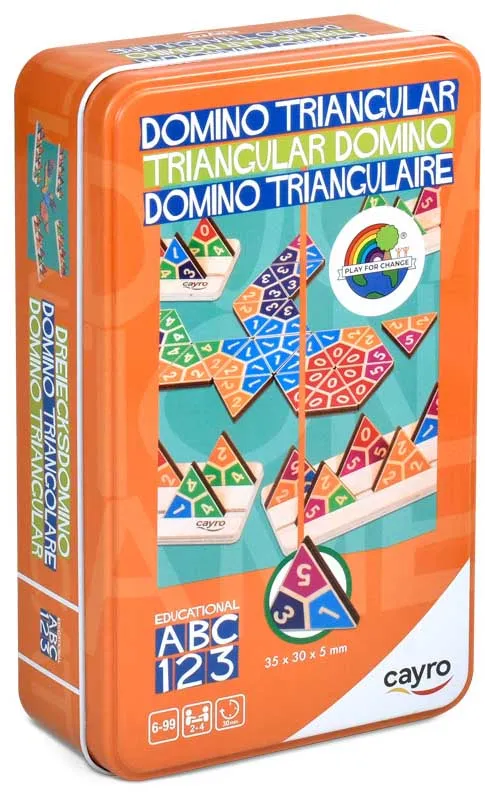 CAYRO igra TRIANGULAR DOMINO u metalnoj kutiji