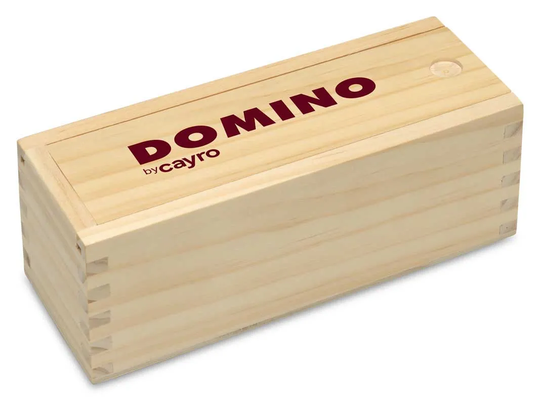 CAYRO igra CHAMELO DOMINO WOODEN BOX