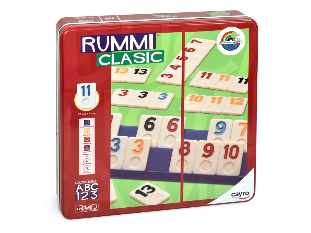 Društvena igra u metalnoj kutiji RUMMI CLASIC 