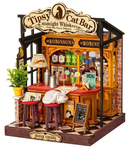 3D puzzle TIPSY CAT BAR 