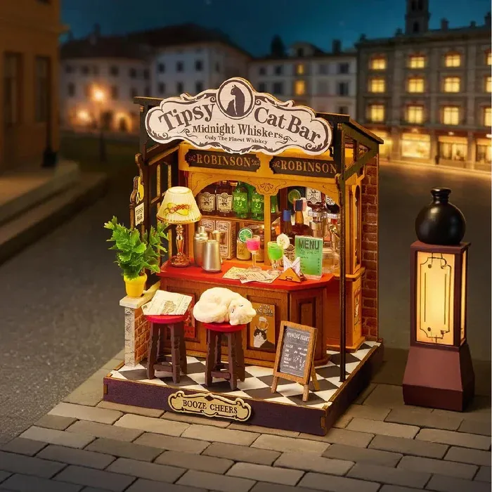 3D puzzle TIPSY CAT BAR 