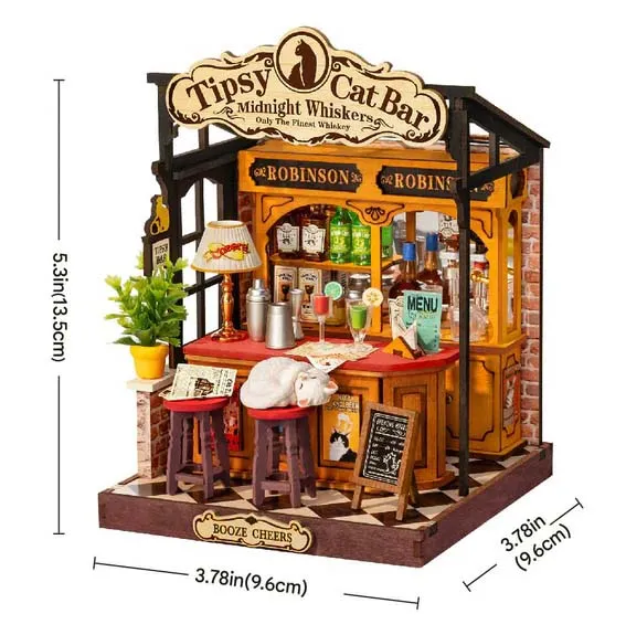 3D puzzle TIPSY CAT BAR 