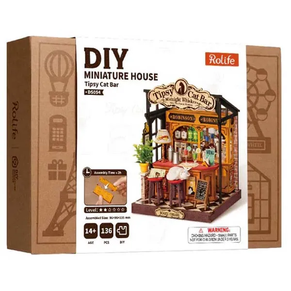 3D puzzle TIPSY CAT BAR 