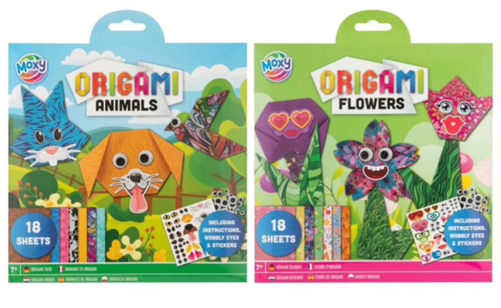 Kreativni set origami papira više vrsta