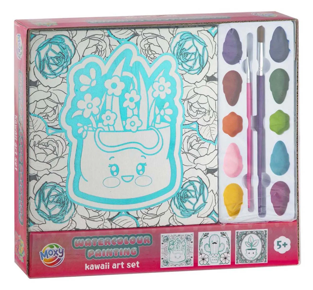 Kreativni set kawaii bojanka sa vodenim bojama