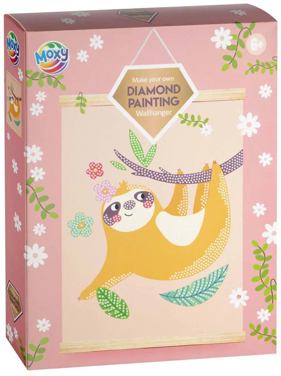 Kreativni set diamond painting za kačenje na zid LENJIVAC