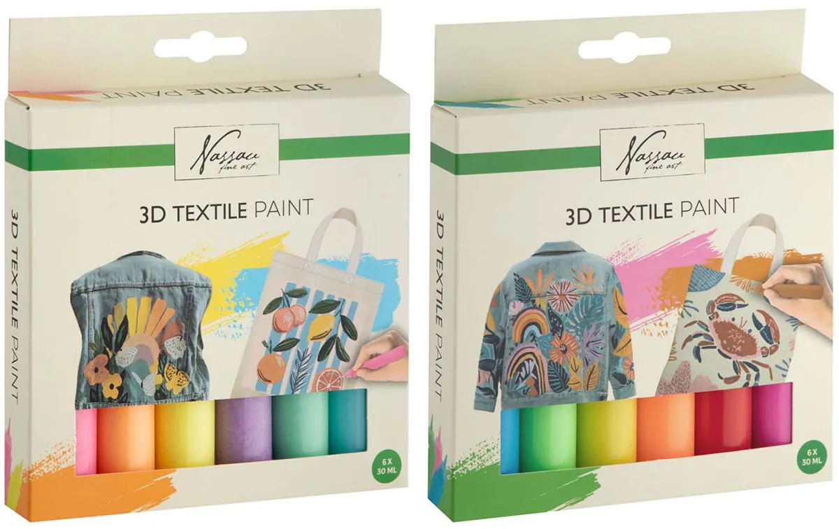 Set boja za tkaninu 6pcs više vrsta