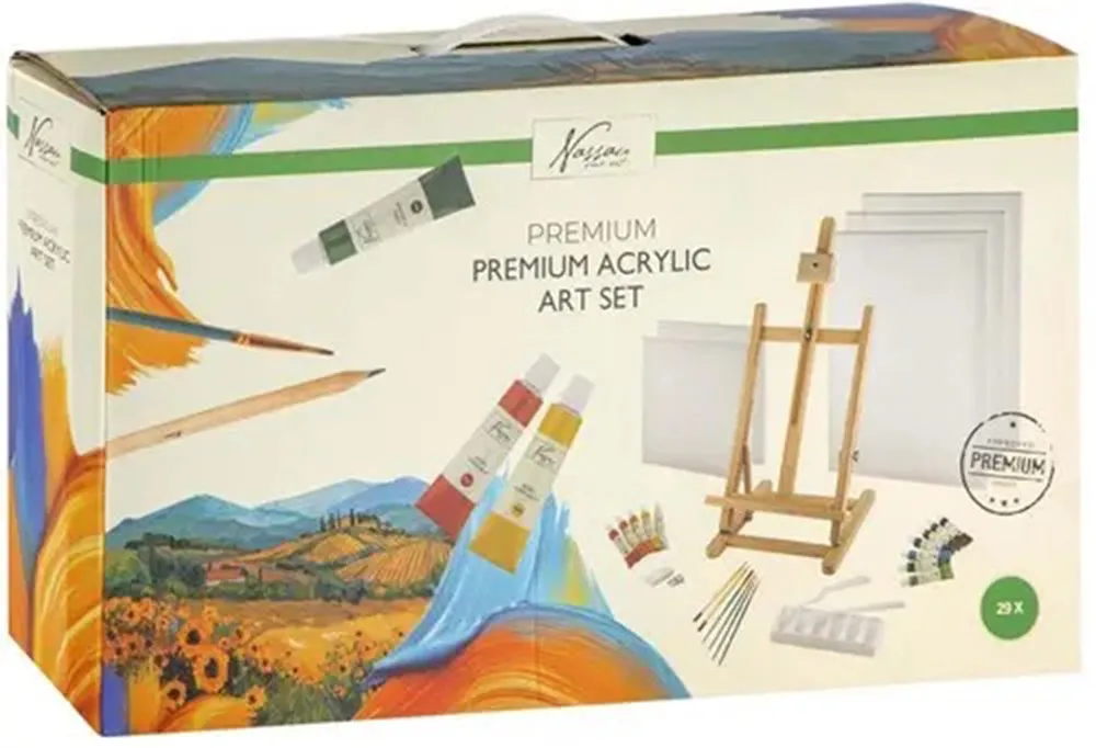 Kreativni set za bojenje sa akrilnim bojama 