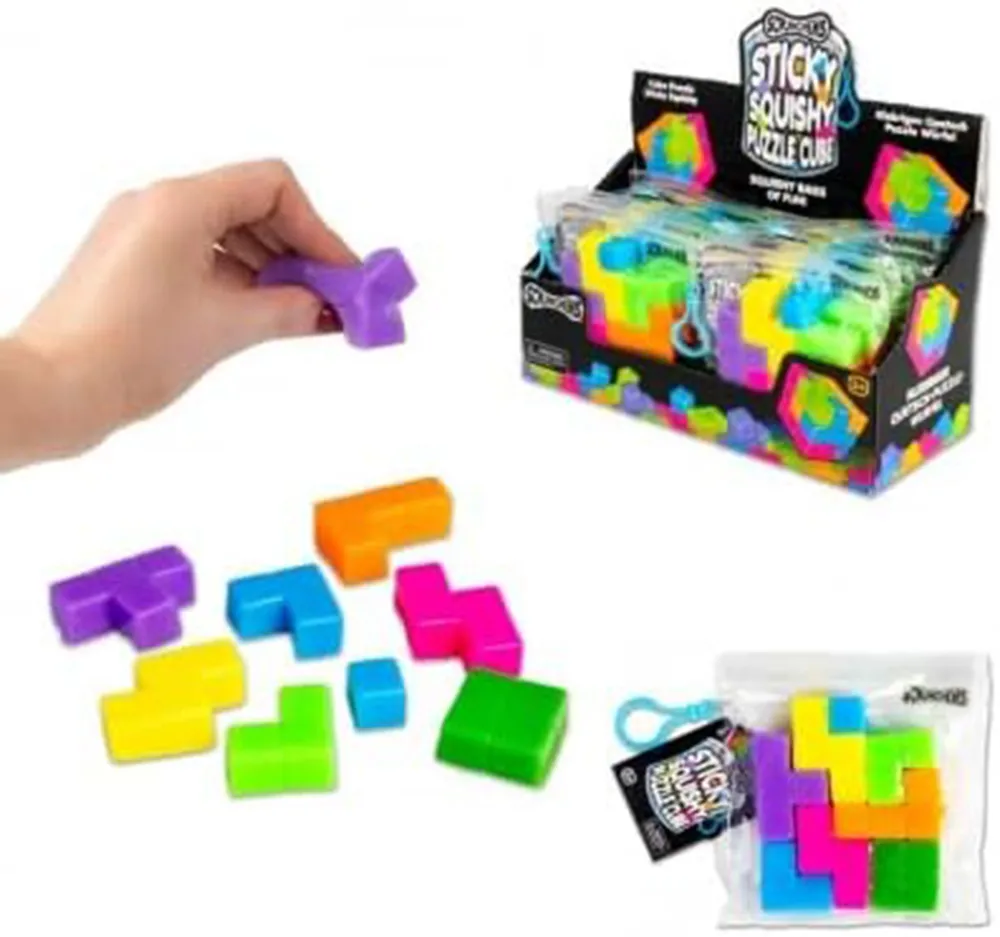 Antistres igračka STICKY SQUISHY PUZZLE CUBE