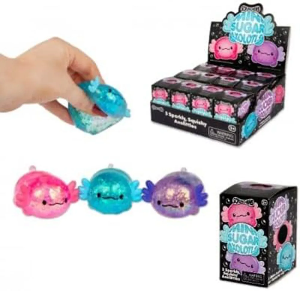 Antistres igračka MINI AXOLOTLS 3pcs