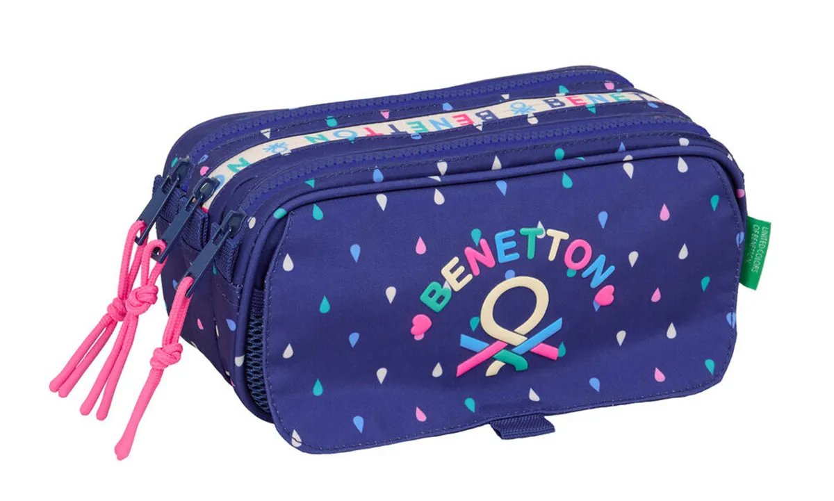 Velika trodelna prazna pernica BENETTON DROP