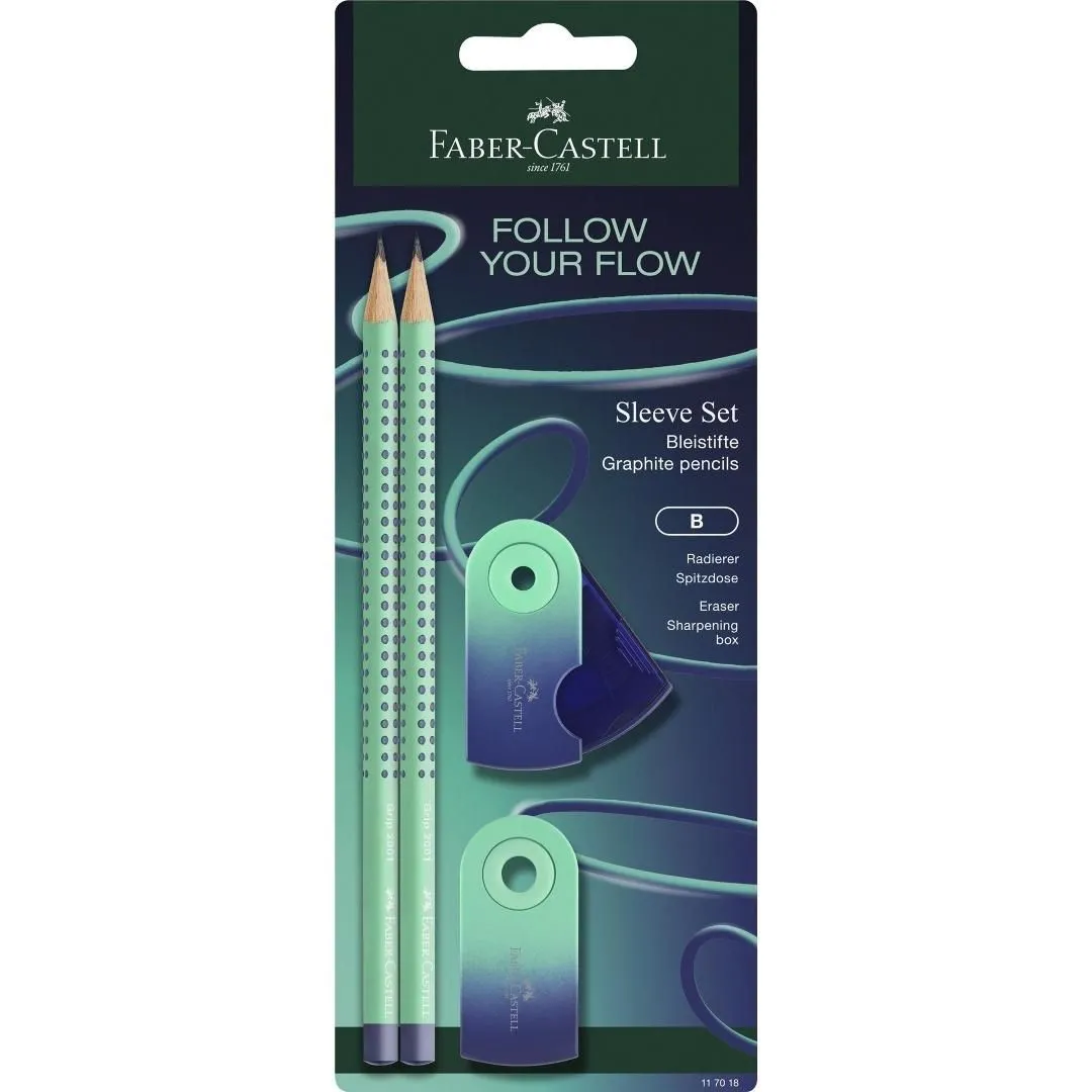 FABER CASTELL školski set BUZZING BLUE