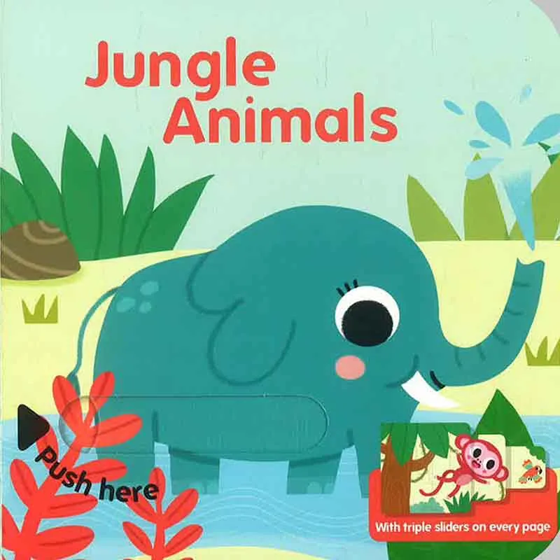 JUNGLE ANIMALS Push & Pull 