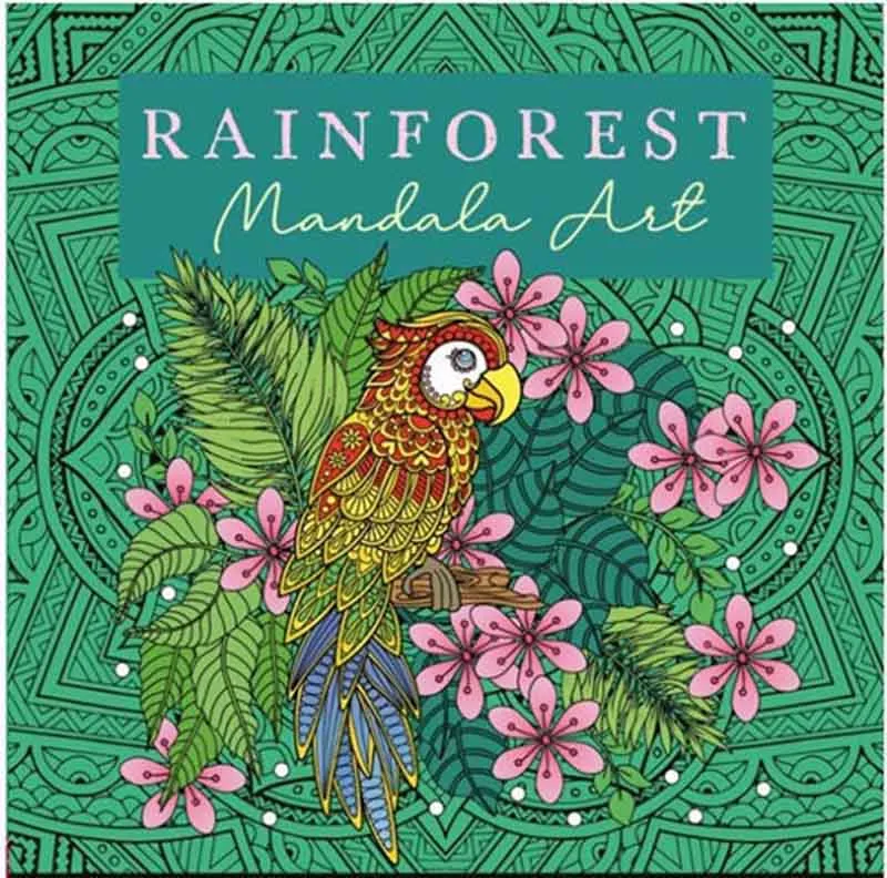 ART THERAPY RAINFOREST COLOURING