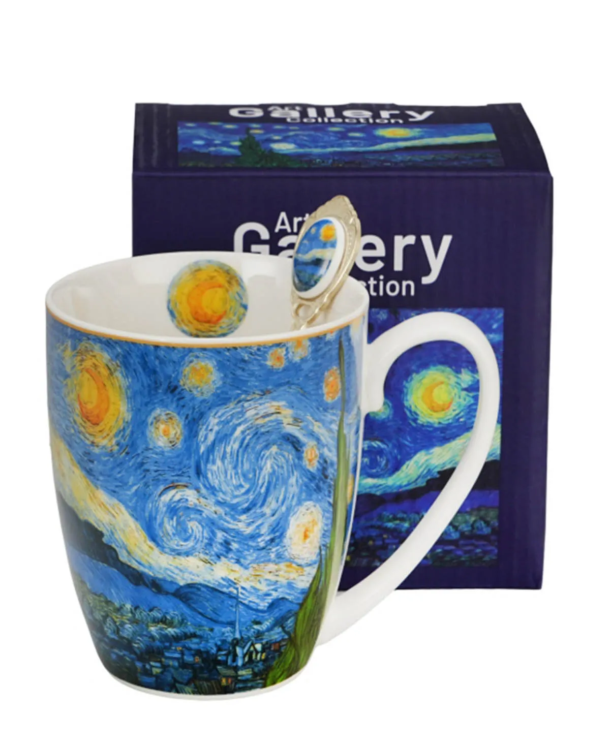 Šolja sa kašikom STARRY NIGHT 360ml 