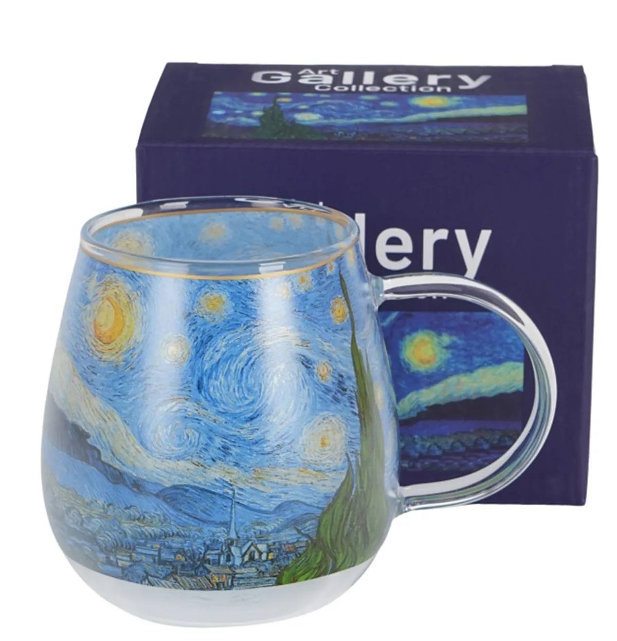 Staklena šolja STARRY NIGHT 530ml 
