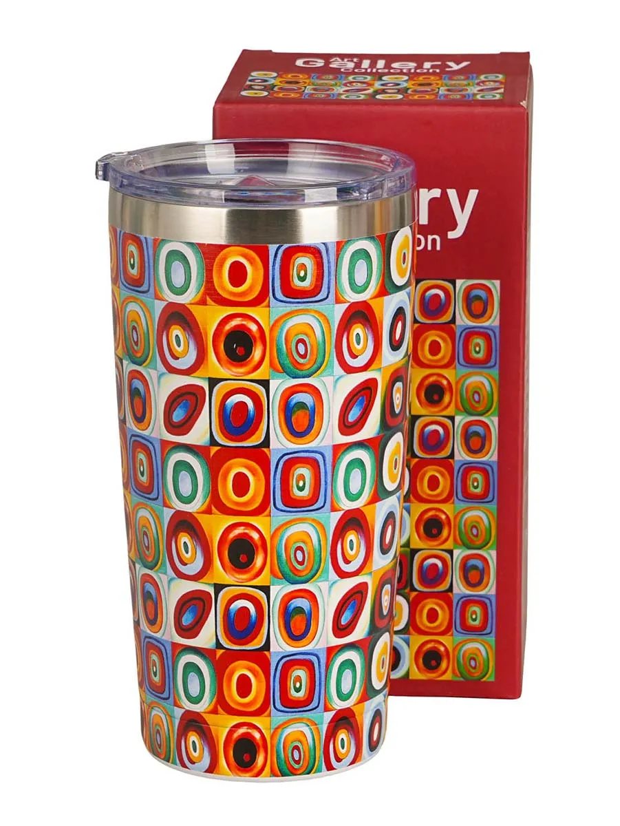 Termo šolja SQUARES WITH CIRCLES  600ml 