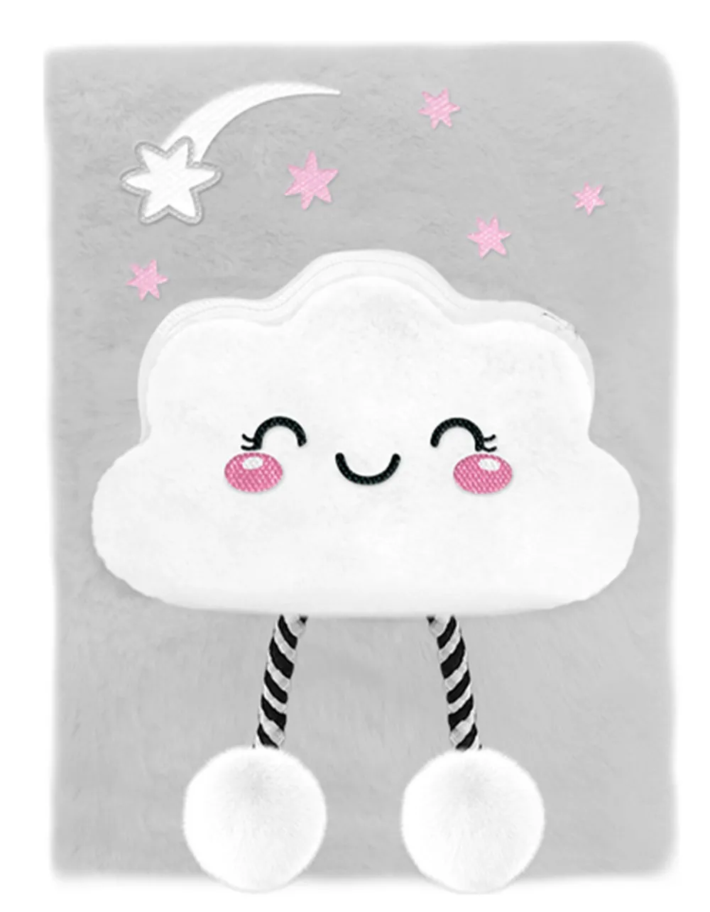 Notes na linije A5 plišani BeUniq CLOUD