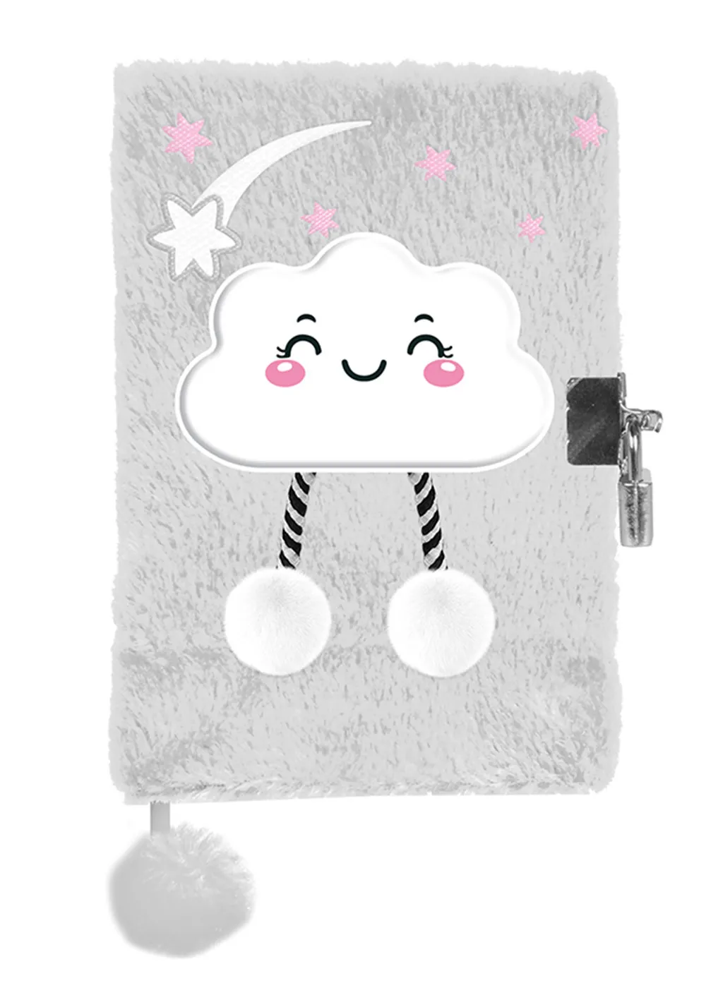 Notes na linije A5 sa ključem plišani BeUniq CLOUD