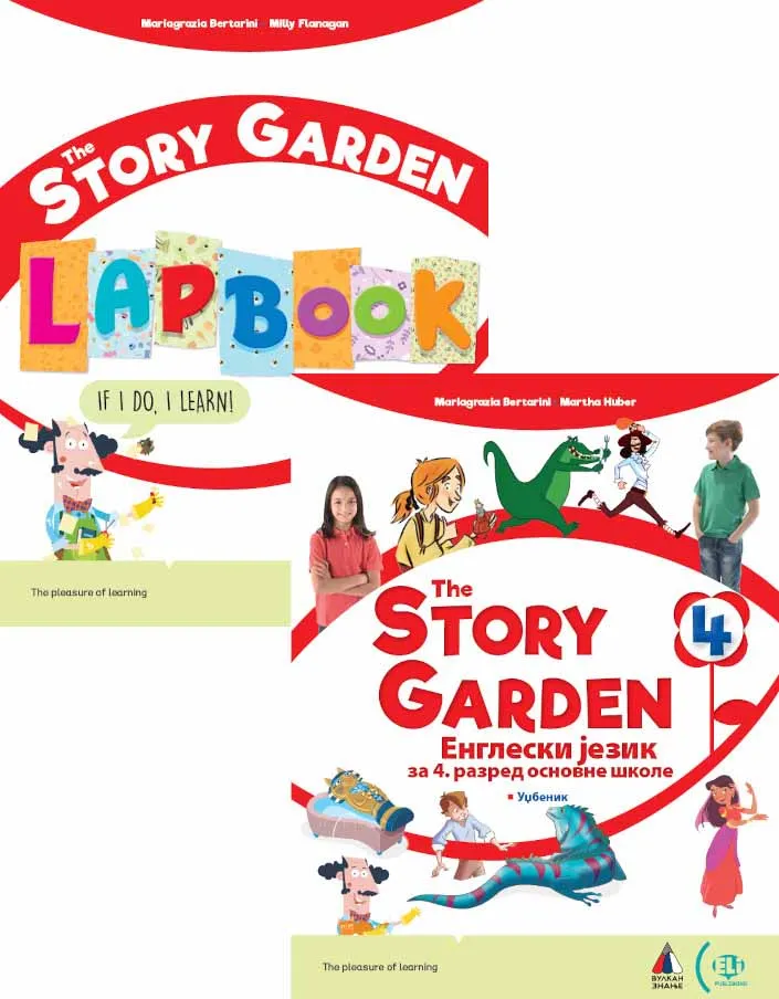 ENGLESKI JEZIK ZA 4. RAZRED, THE STORY GARDEN 4, UDŽBENIK I LAPBOOK, NIZ