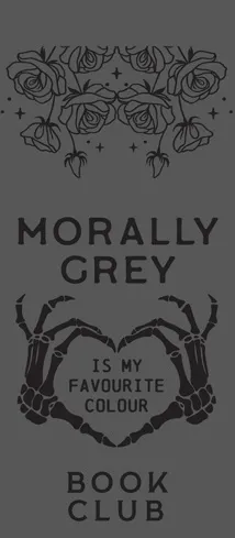 Bookmarker MORALLY GREY 10cm