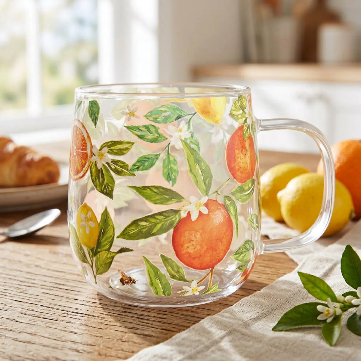 Staklena šolja ORANGES&LEMONS 300ml 