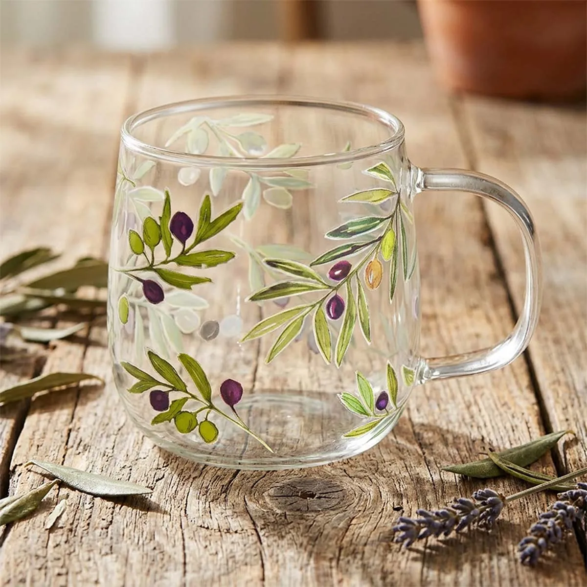 Staklena šolja OLIVE 300ml