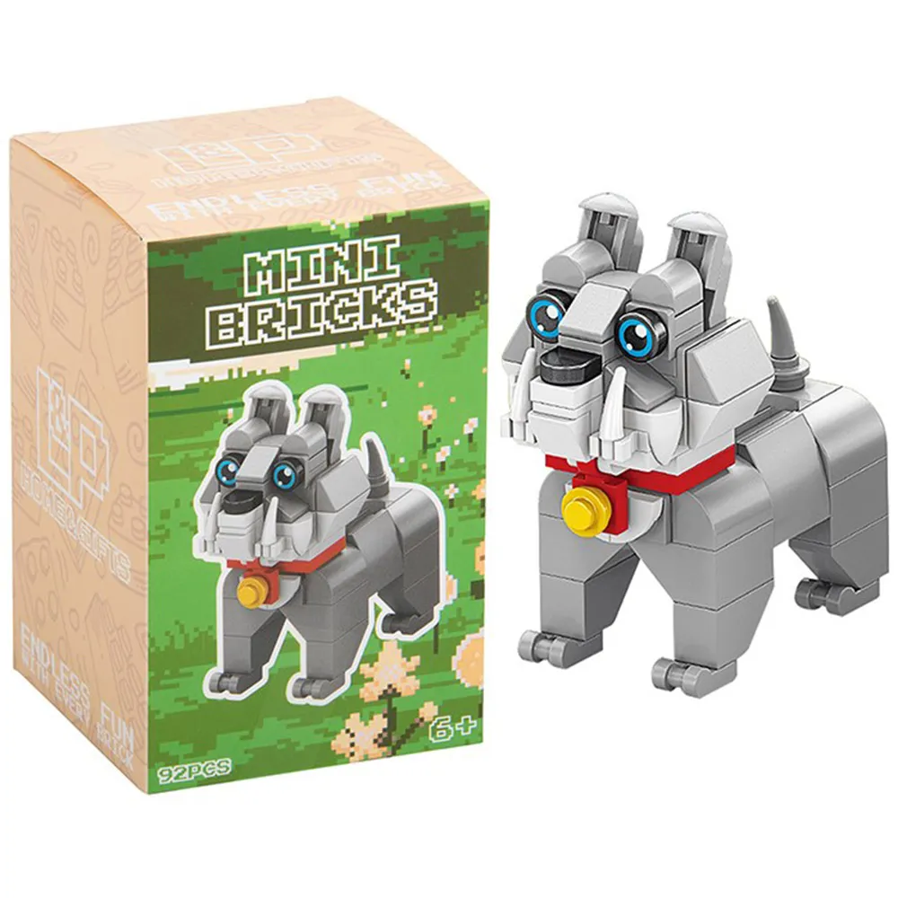 Kreativni set mini kockica štene buldoga 