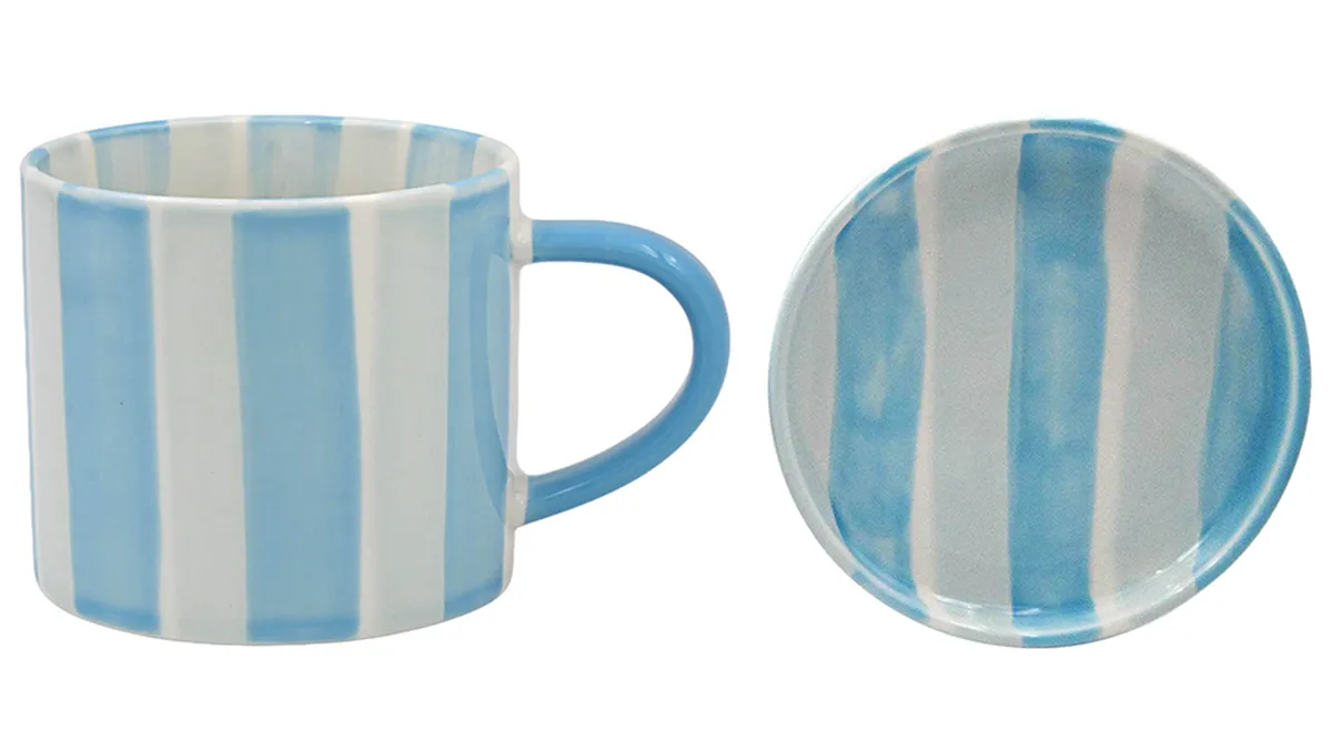 Šolja sa tanjirićem BLUE&LIGHT BLUE