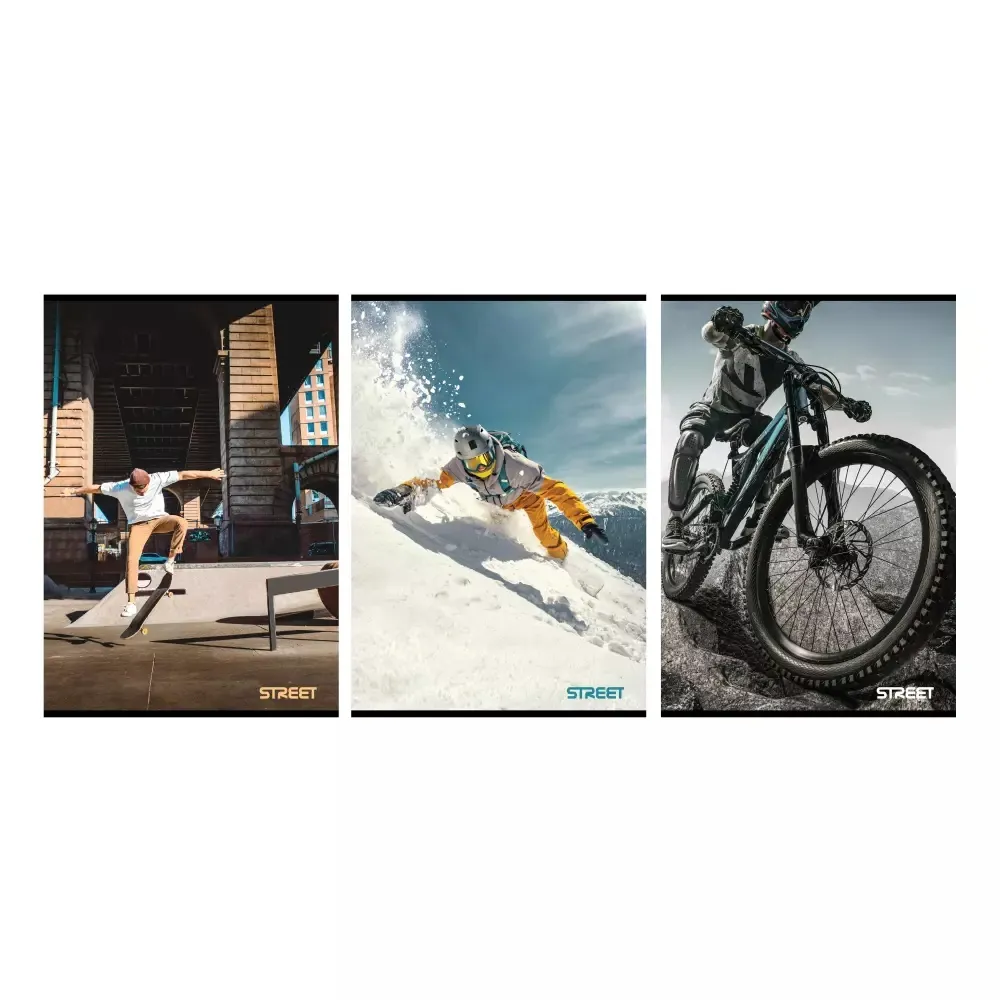 SPORT SVESKA A4/54L/KVADRAT 