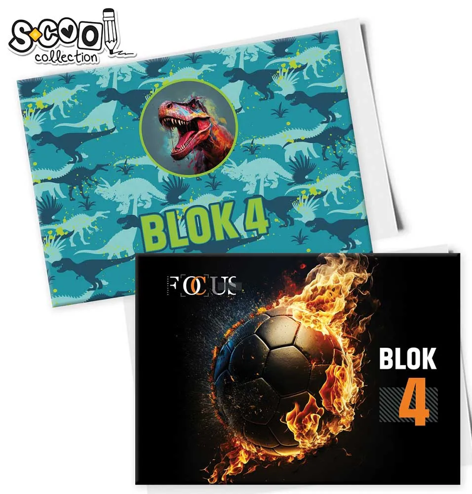 Blok za crtanje br 4 MUŠKI MOTIVI