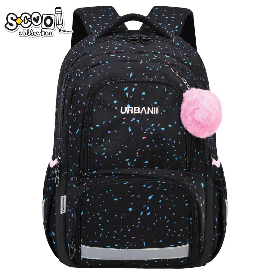 Ranac ergonomski URBAN CRNI 31x16x42cm 