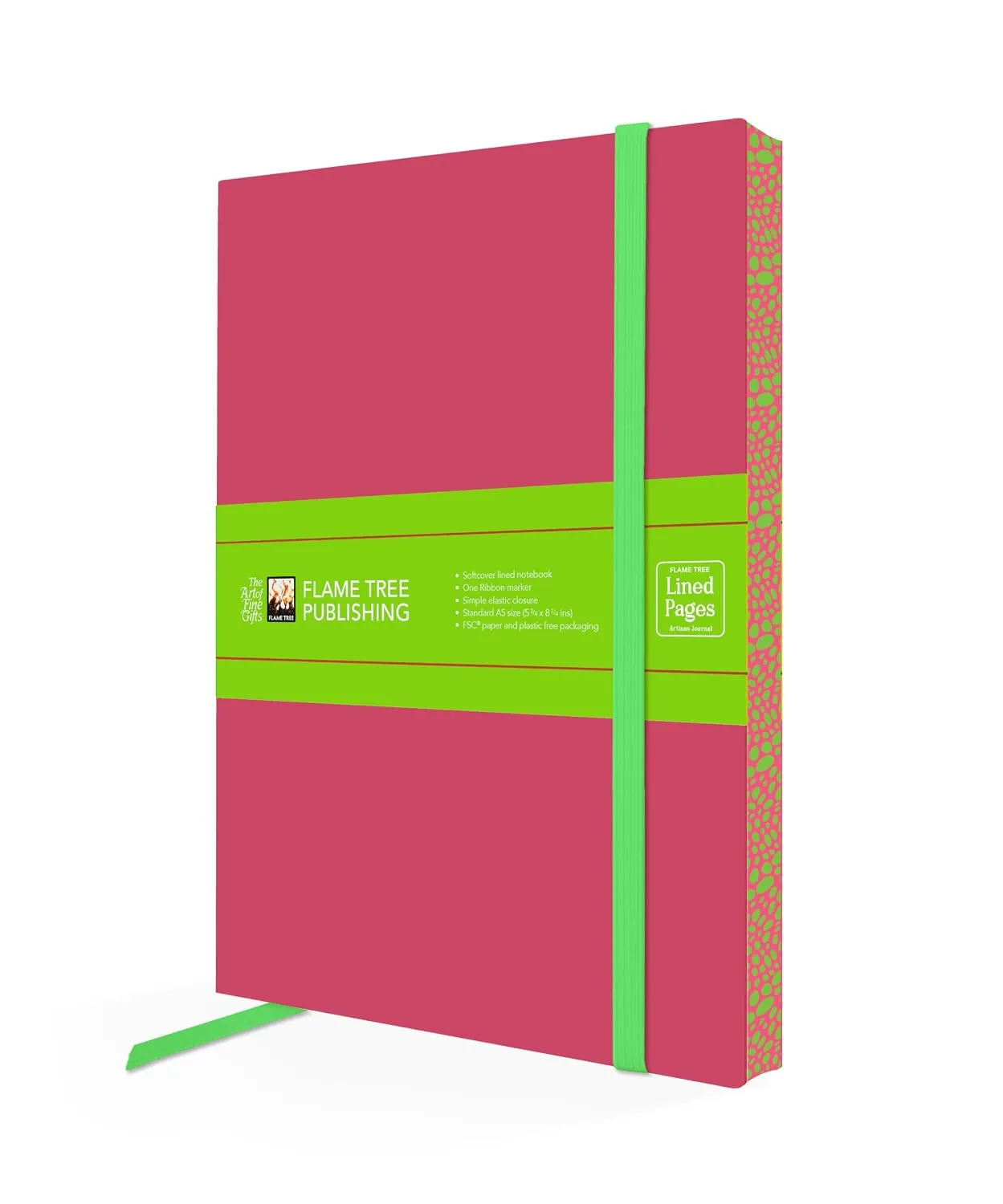 Notes A5 na linije PINK & LIME