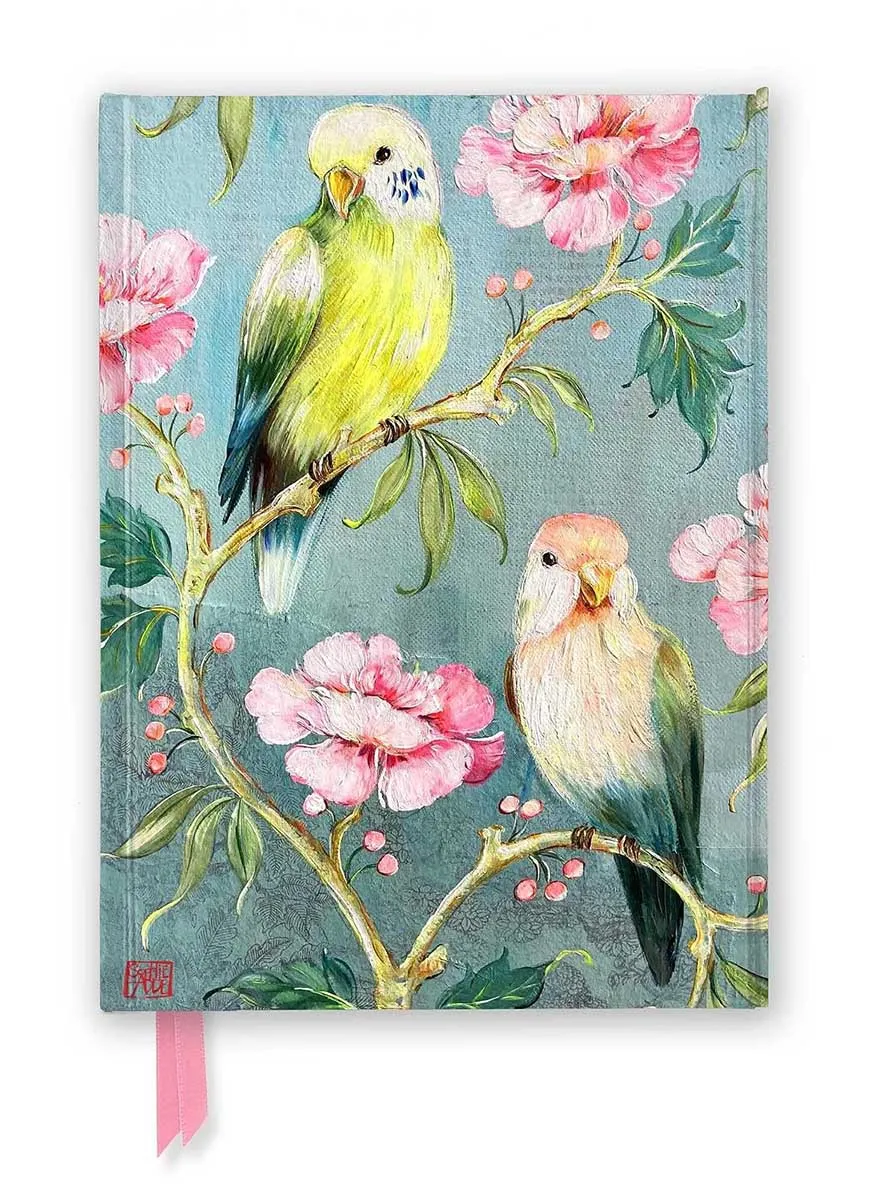 Notes A5 na linije SOPHIE ADDE Two Parakeets