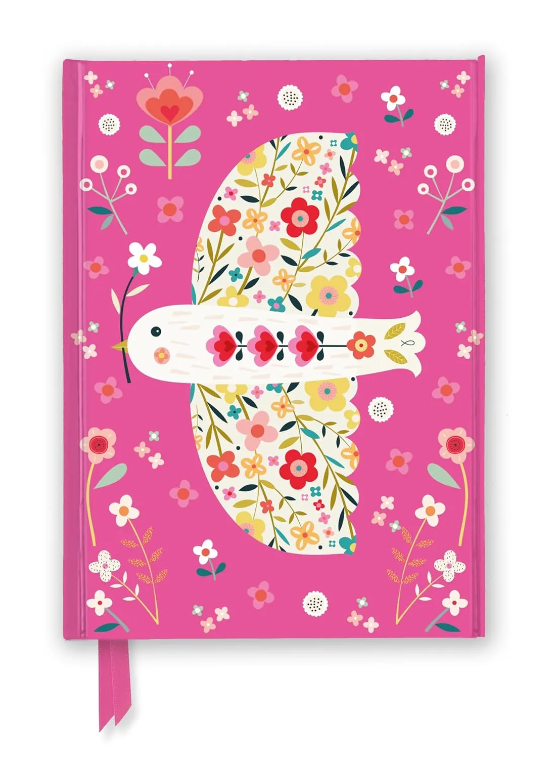 Notes A5 na linije BEE BROWN Pink Floral Dove