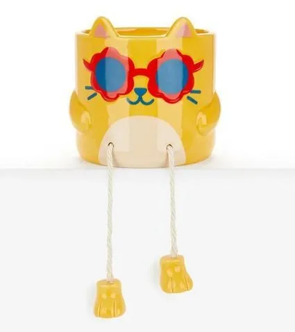 Saksija za cvece COOL MACA - ŽUTA 13cm