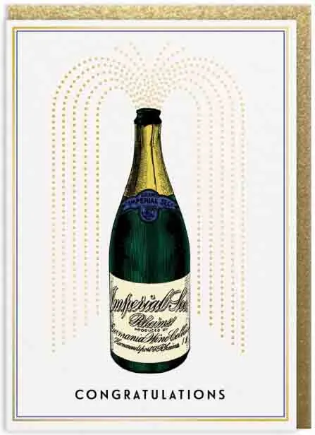 Čestitka CHAMPAGNE CONGRATS
