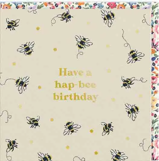 Čestitka BEES MINI SQUARE 