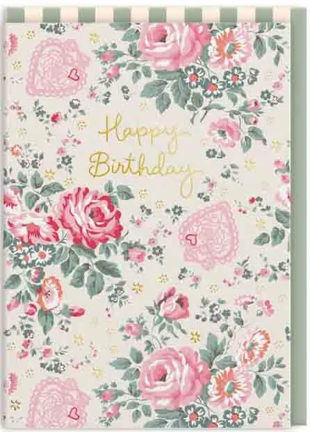 Čestitka HAPPY BIRTHDAY HACKNEY ROSE