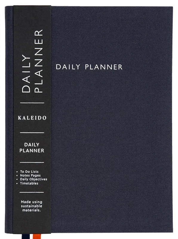 Nedatumirani planer A5 na linije OFF BLACK