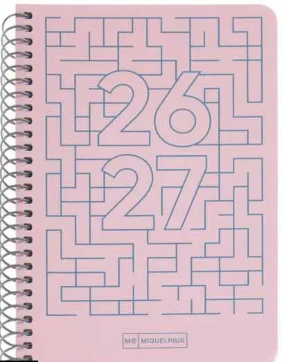 MIQUELRIUS datumirani planer 2027 pink