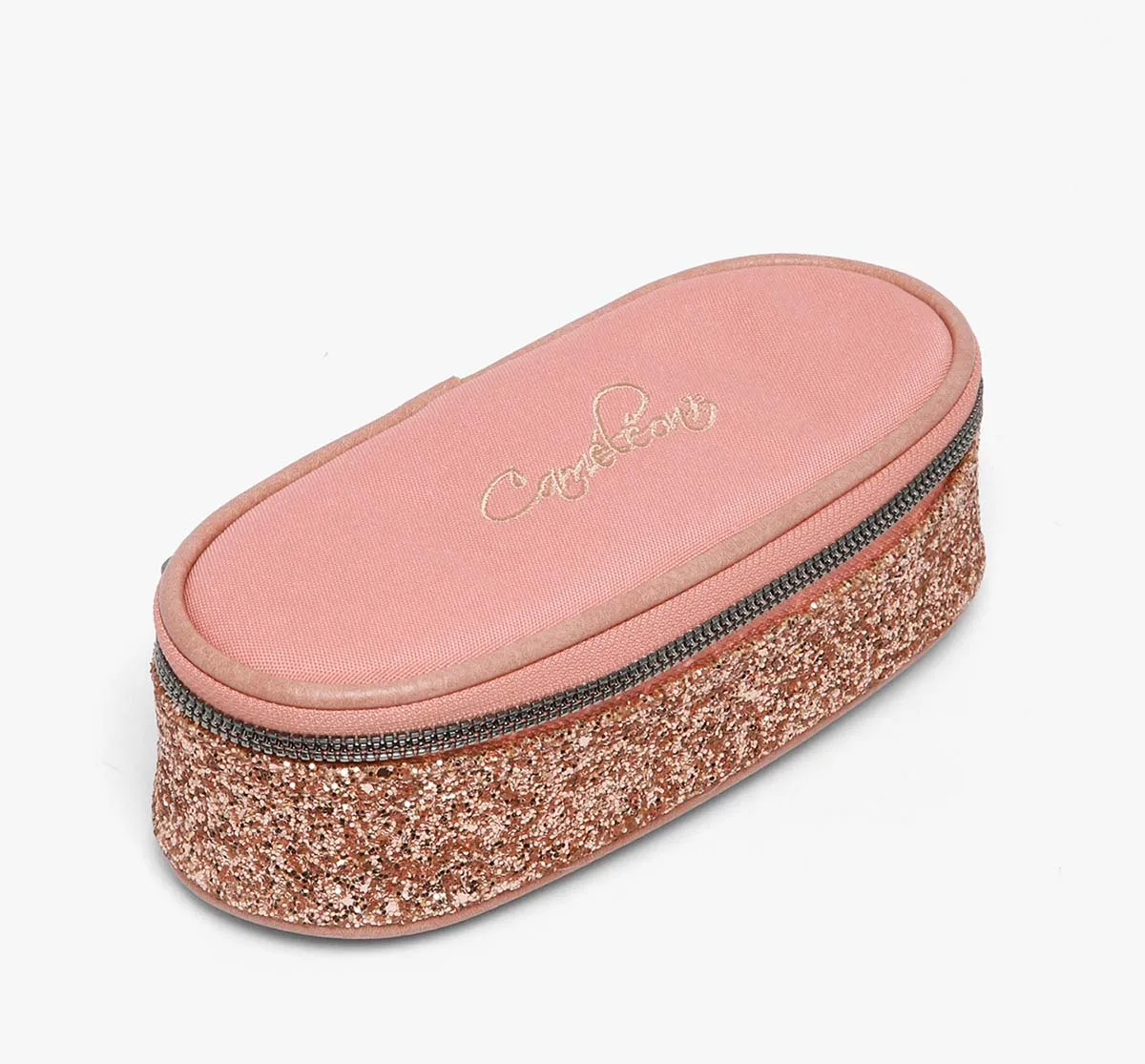Vintage pernica ovalna prazna GLOSSY PINK