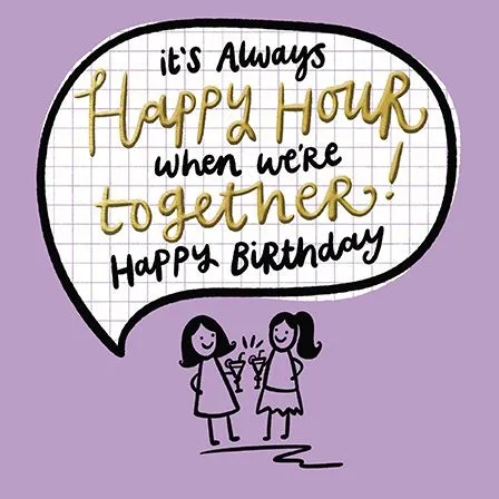 Rođendanska čestitka HAPPY HOUR 