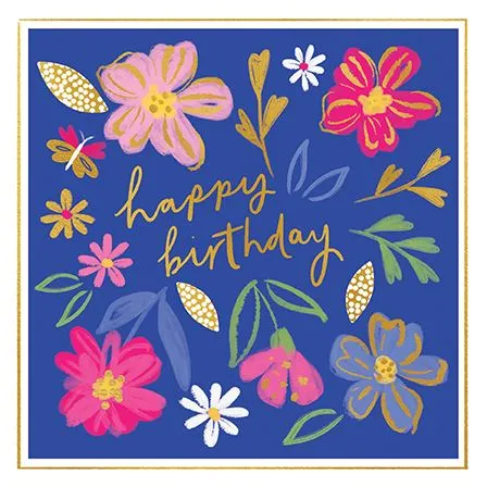 Rođendanska čestitka BLOOMING FLORALS 