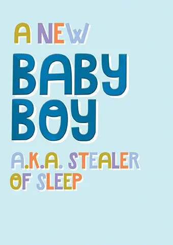 Čestitka za rođenje BABY BOY STEALER OF SLEEP 