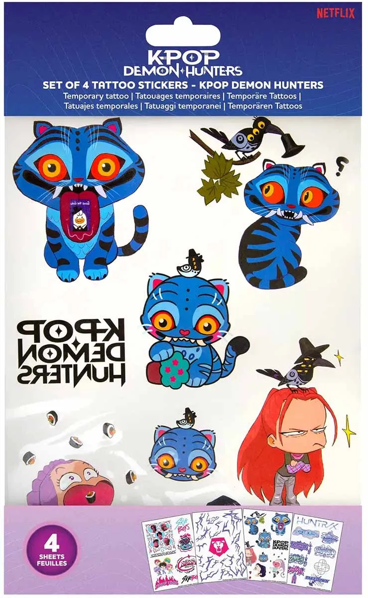 Tattoo stikeri KPOP DEMON HUNTERS