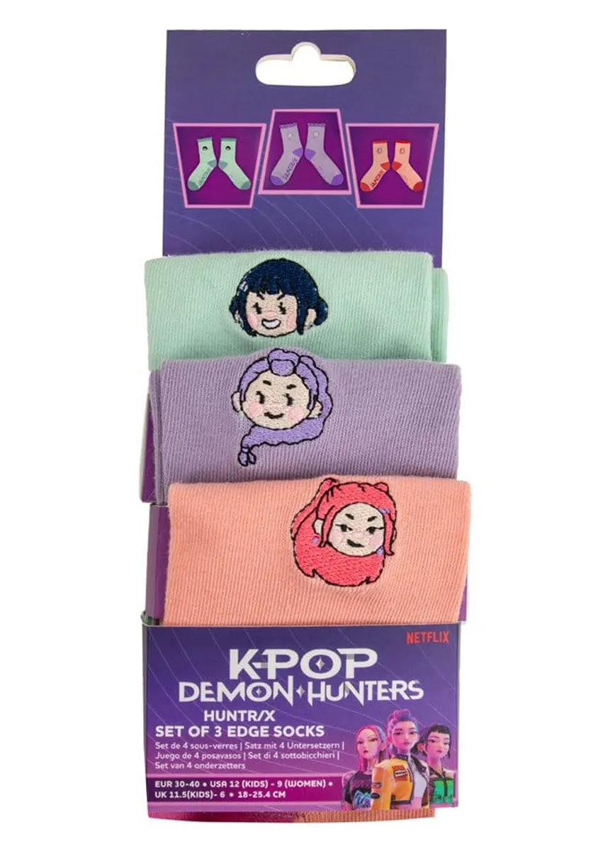 K-POP set čarapa 3 para HUNTRIX