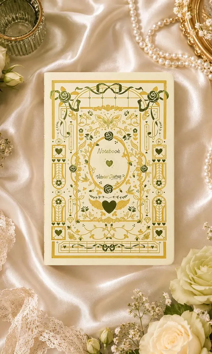 Victoria's Journals notes na linije A5 AMOUR žuti
